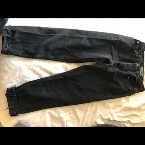 High waisted “mom” jeans